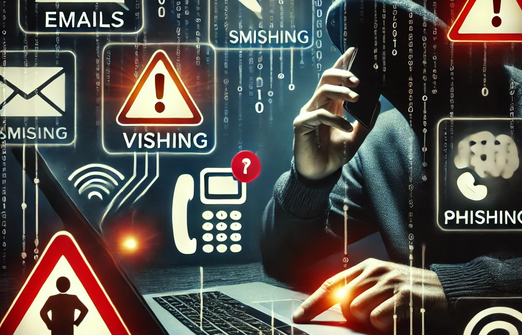 Phishing, Vishing, Smishing